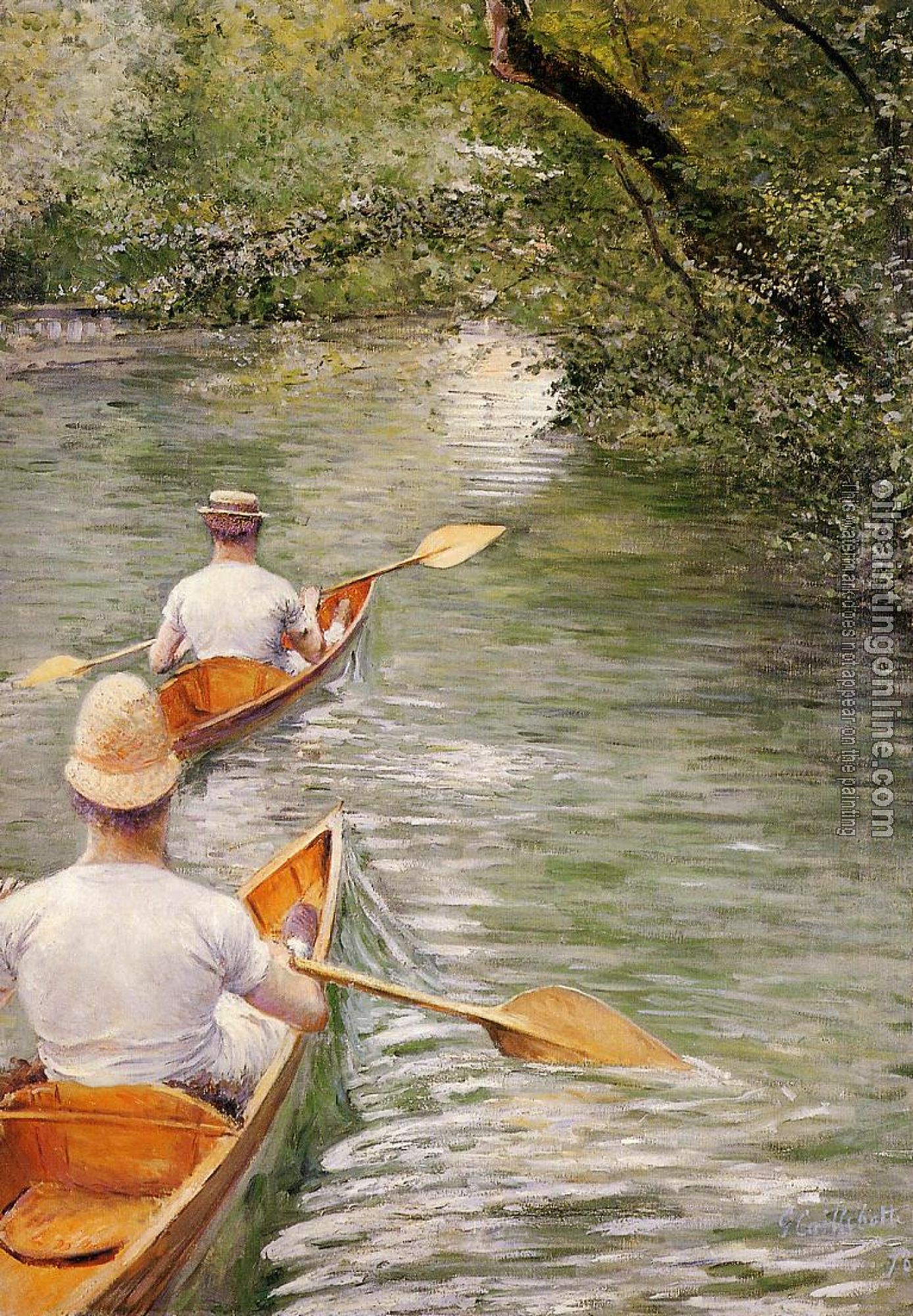 Gustave Caillebotte - Perissoires aka The Canoes